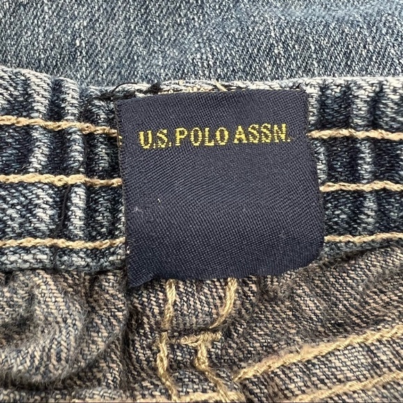 U.S. Polo Assn. Elastic Waist Straight Leg Jeans Size 18 Months - Picture 5 of 5